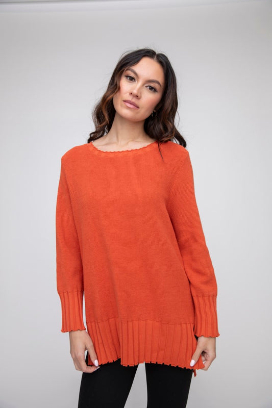 LIV BY HABITAT TUNIC PULLOVER -  SUNSET ORANGE - 370777SUN