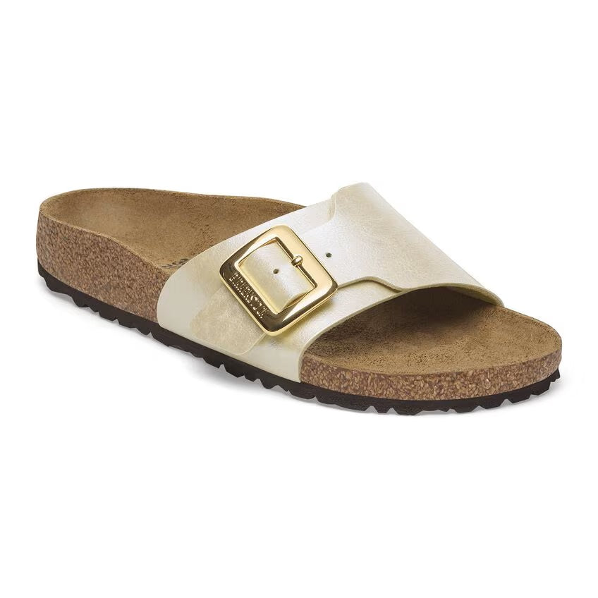 BIRKENSTOCK CATALINA LUXE BUCKLE - NARROW - PEARL WHITE