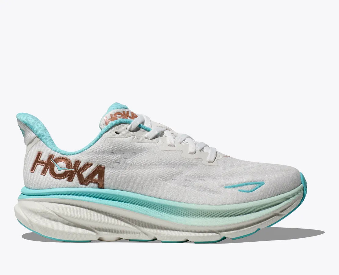 HOKA ONE ONE CLIFTON 9 - FROST/ROSE GOLD