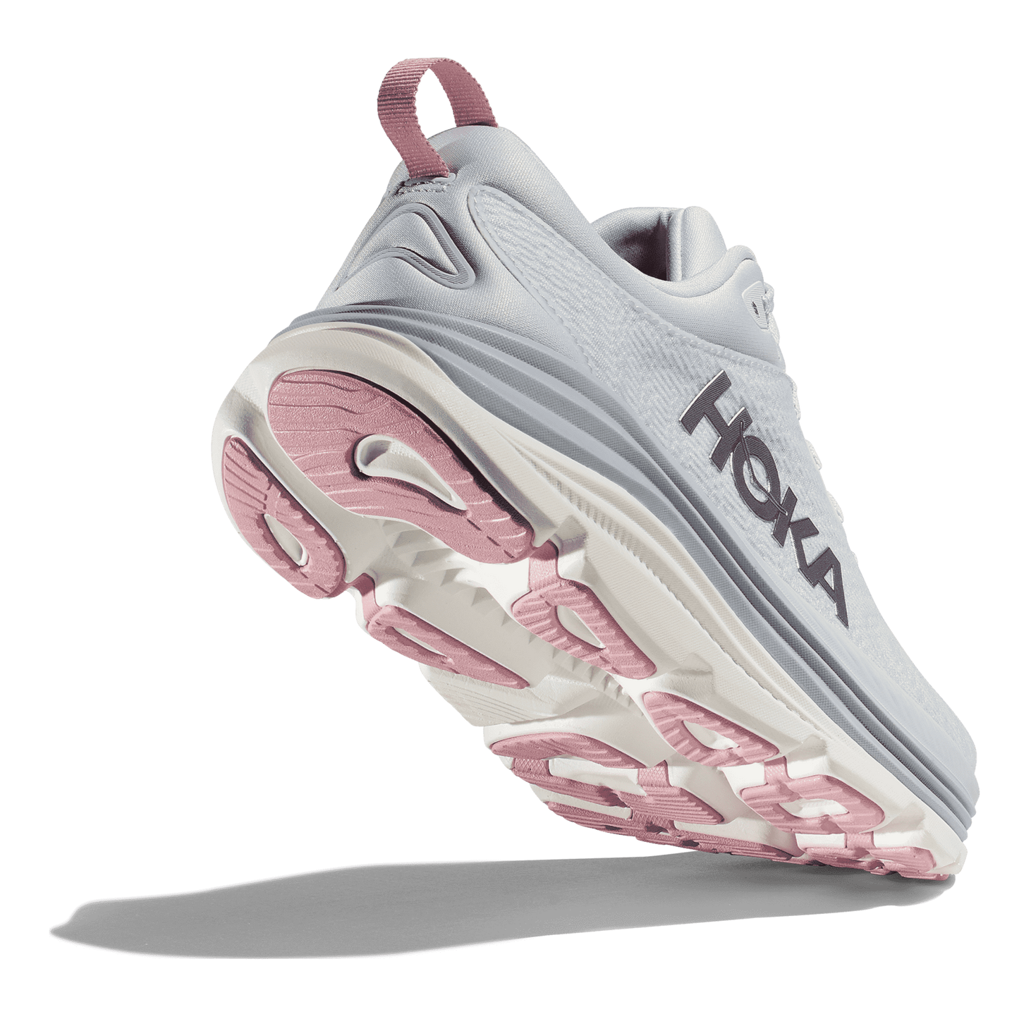 HOKA ONE ONE GAVIOTA 5 - WIDE - GREY & PINK - 1134270SCP