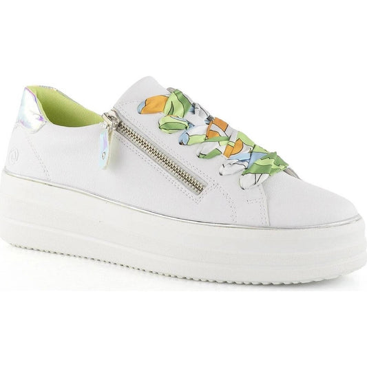 RIEKER PLATFORM SNEAKER - D1C0680 - WHITE MULTI