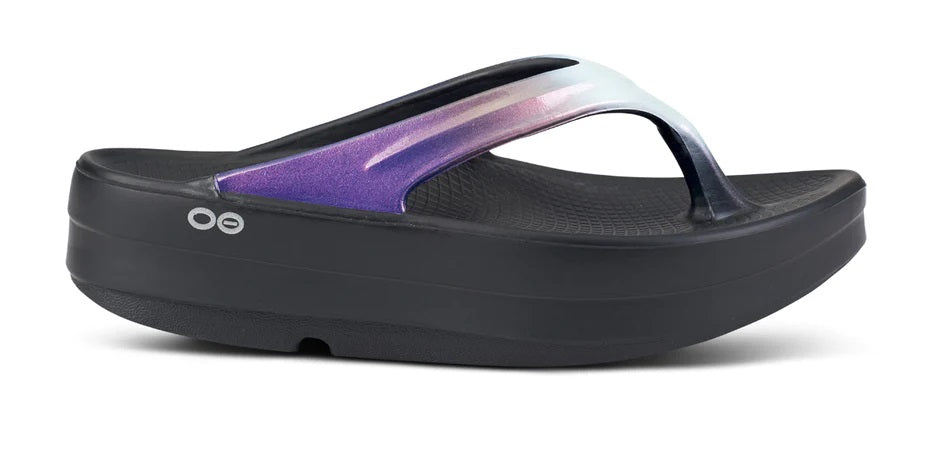 OOFOS OOMEGA LUXE - PURPLE MULTI - 1411CALYPSO – Kaufman Shoes