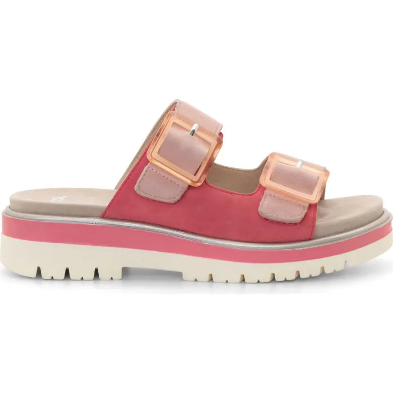 ARA SHOES MARBELLA SLIDE - PINK MULTI