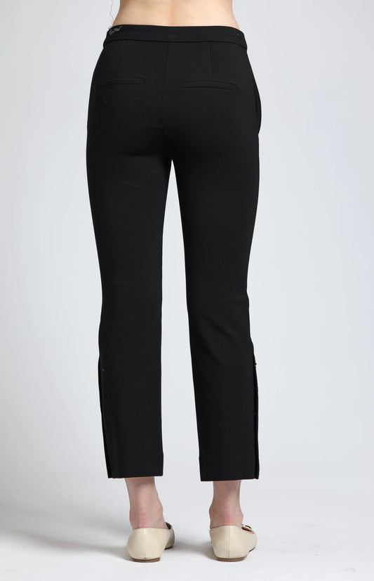 AP NY PULLOVER CROPPED FLARE PANT - BLACK - E116A