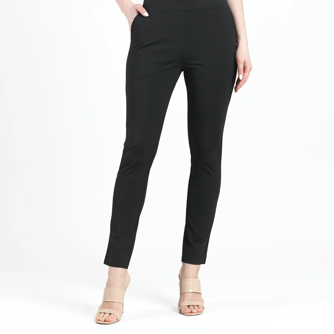 *SALE* CLARA SUN WOO STRAIGHT LEG PANT - BLACK - 3PTRA