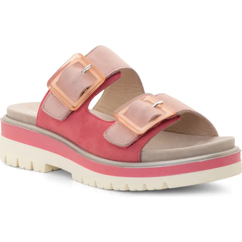 ARA SHOES MARBELLA SLIDE - PINK MULTI