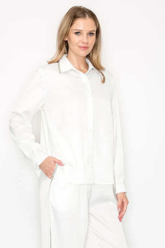 *SALE* JOH WILEENE TOP - WHITE MULTI - 53034W