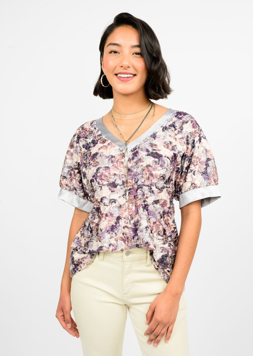 IVY JANE OMBRE BURN-OUT TOP