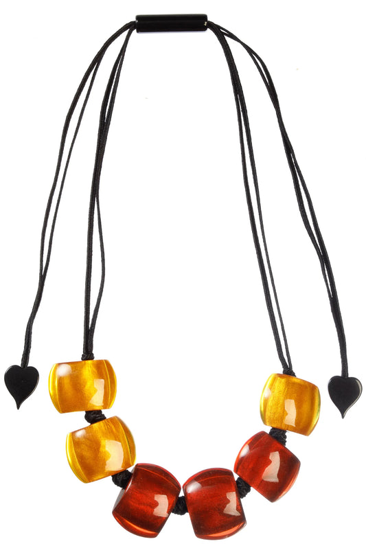 ZSISKA BELLISSIMA NECKLACE - RED MULTI