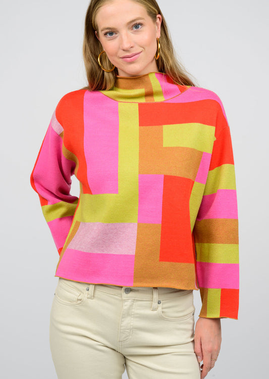 IVY JANE COLOR BLOCK SWEATER