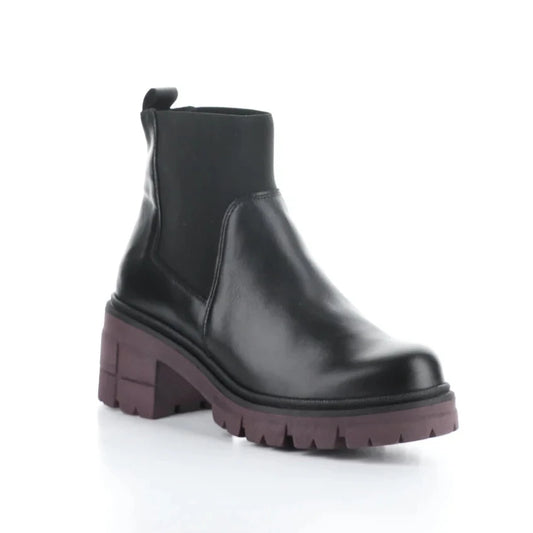 BOS & CO BIANC W/ BORDO SOLE - BLACK - BIANCBLK