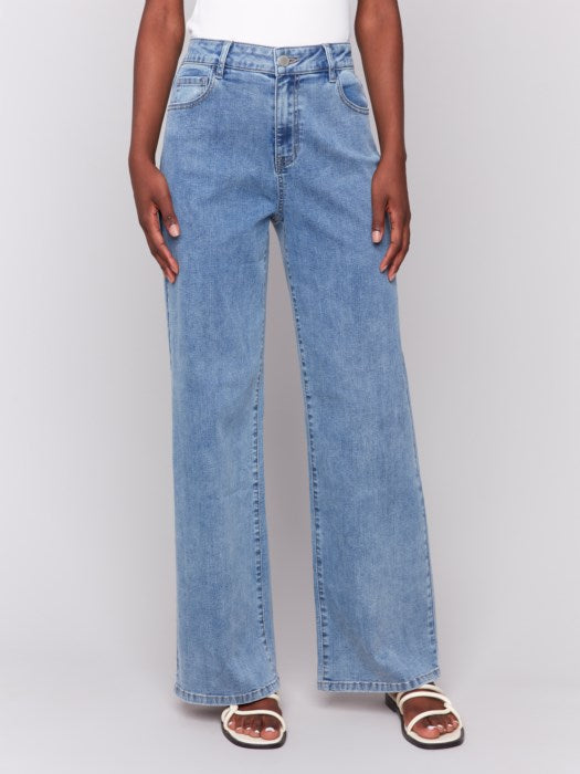 CHARLIE CHLOE WIDE LEG 5 POCKET JEAN