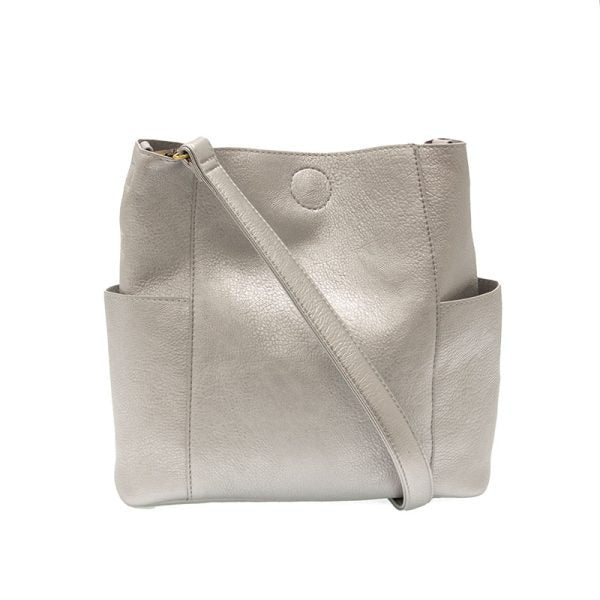 JOY ACCESSORIES KAYLEIGH BUCKET BAG - SILVER