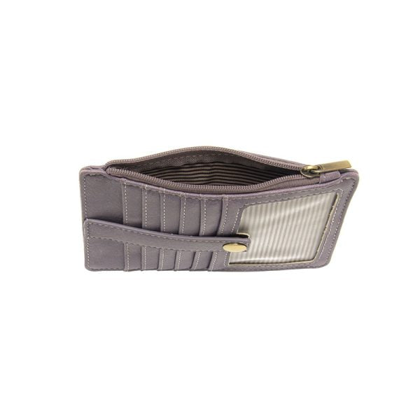 JOY ACCESSORIES PENNY MINI TRAVEL WALLET - AMETHYST