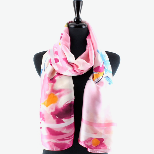 PRETTY PERSUASIONS MYSTIFY SCARF - PINK MULTI