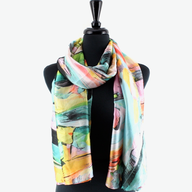 PRETTY PERSUASIONS ESSENCE SCARF - MINT GREEN