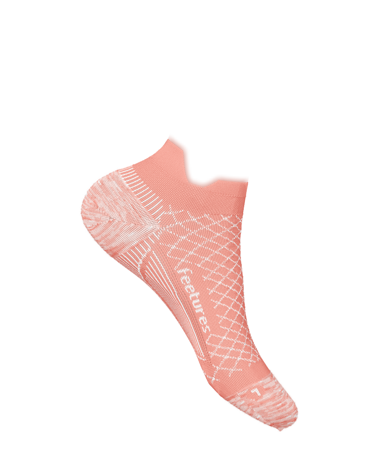 FEETURES PF RELIEF NO SHOW SOCK - PEACH - PF502661