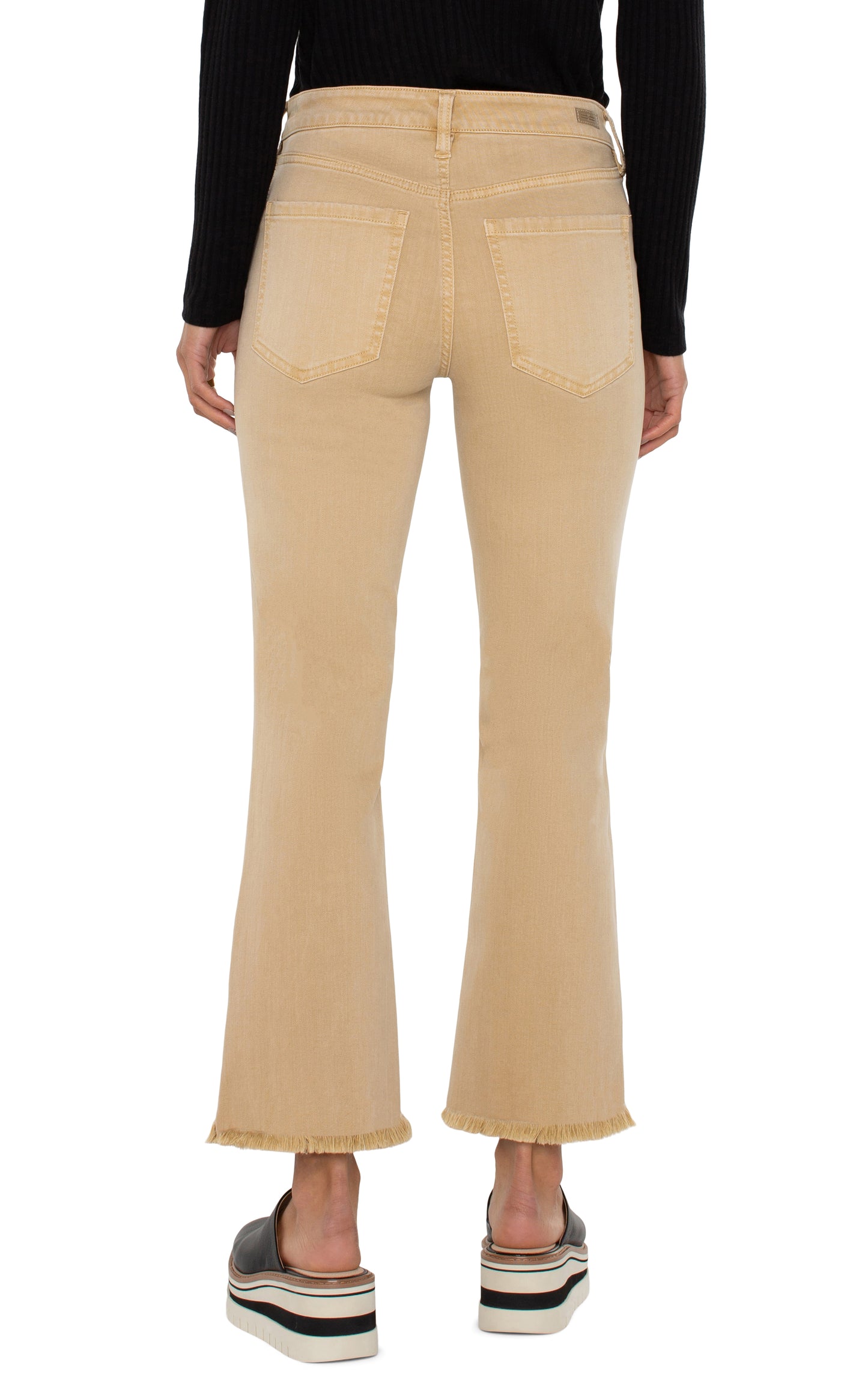 LIVERPOOL HANNAH CROPPED PANT - HAYSEED TAN - LM7173WFHY7